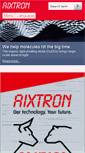 Mobile Screenshot of aixtron.com